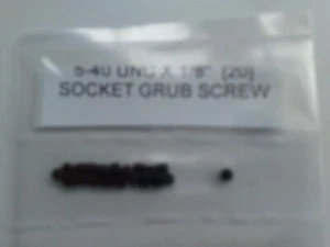 5-40  UNC X 1/8"  SOCKET [ALLEN] GRUB  SCREWS X 20 - Picture 1 of 1