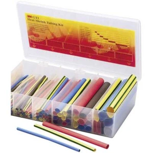104er Multipack 3M GTI-BOX1.6-19MC Schrumpfschlauchsortiment Rot, Blau, Braun, - Bild 1 von 1