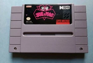 Joe & Mac (Super Nintendo SNES, 1992) Cart Only Clean Tested Authentic USED - Picture 1 of 3