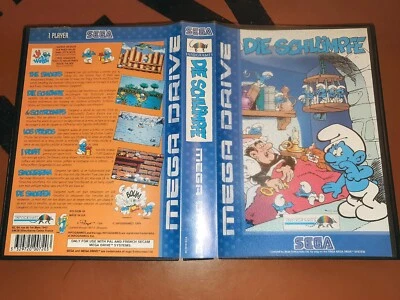 ## the Smurfs 1 / The Smurfs - Sega Mega Drive / Md Game - Complete / Cib ## - Image 1 of 2