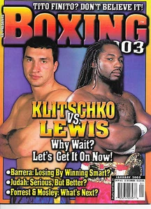 KO MAGAZINE presents BOXING 2003 -   KLITSCHKO + LEWIS on COVER - JANUARY 2003 - Picture 1 of 1