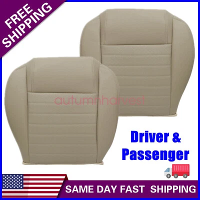 Cubierta de asiento inferior del lado del conductor y del pasajero bronceada para Ford Mustang GT V8 2005-2009 Foto 1 de 4