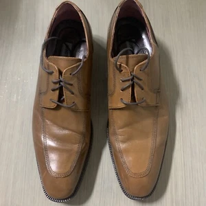 Johnston & Murphy Leather Lace Up Moc Toe Dress Shoes Mens 8.5 15-4810 - Picture 1 of 9