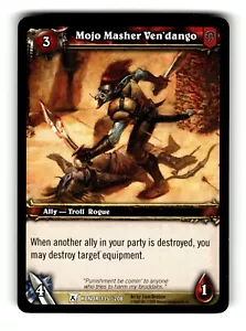 World of Warcraft TCG Fields of Honor Trading Card Mojo Masher Ven'dango #135 C - Picture 1 of 4