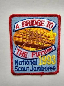 1993 National Scout Jamboree A BRIDGE TO THE FUTURE Patch - Picture 1 of 3