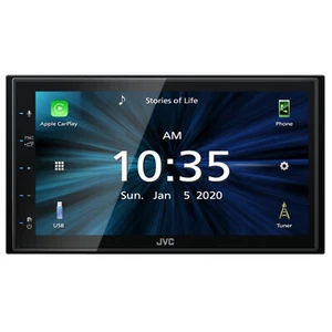 JVC KW-M56BT Doble DIN AM/FM Radio USB Bluetooth Medios Digitales Receptor de Coche - Imagen 1 de 9