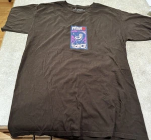 Astroworld 2021 Brown Scare Bear Astrofest Tee - Size Large - Picture 1 of 4