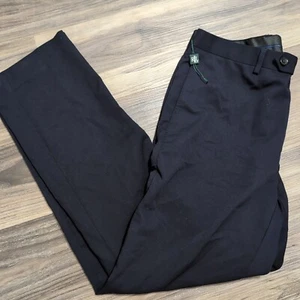 $95 Lauren Ralph Lauren Dress Pant Men actual 34x32 Blue Covert Twill Ultraflex - Picture 1 of 6