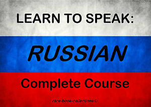 LEARN RUSSIAN FAST - SPOKEN LANGUAGE COURSE - 4 BOOKS & 4.5 HRS AUDIO MP3 ON DVD