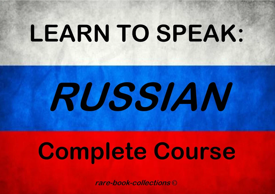 LEARN RUSSIAN FAST - SPOKEN LANGUAGE COURSE - 4 BOOKS & 4.5 HRS AUDIO MP3 ON DVD - Image 1 of 1