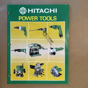 Vintage Hitachi Power Tool Catalog and Distributor Price List 1984 - Picture 1 of 12