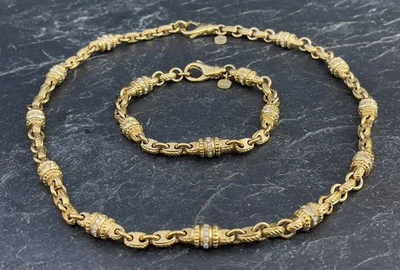 Vintage Henkel & Grossé  Schmuckset vergoldet (S 6948) - Bild 1 von 4