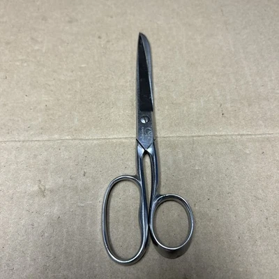 Vintage Case XX  Sewing Scissors Shears 7” Chrome 4813 Chromium - Image 1 of 4