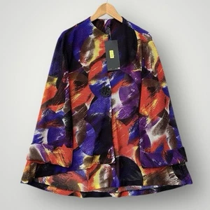 NWT IC by Connie Top Blouse Shirt Size 3X Multicolor - Picture 1 of 10