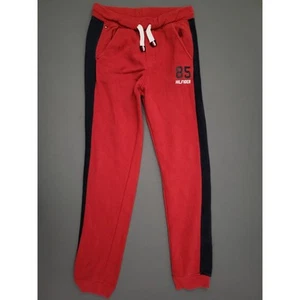 Tommy Hilfiger Pants Youth Boys XL 20 Sweat Jogger Mid Rise Knit Pull On Red - Picture 1 of 13