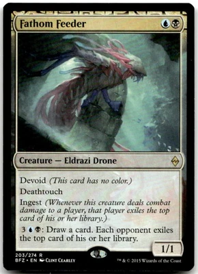 MTG Fathom Feeder R Battle for Zendikar 203 LP - Image 1 of 2