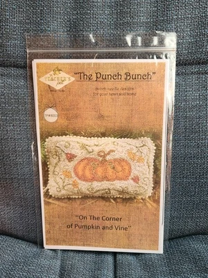 The Teacher's Pet "The Punch Bunch" Pumpkin Punchneedle Embroidery Pattern - Image 1 of 2