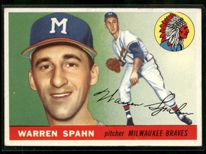 1955 Topps #31 Warren Spahn VG-EX/EX - Picture 1 of 2
