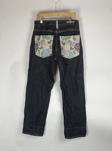 Y2K Coogi Embroidered Pocket Denim Jeans Tag SZ 36 (measures 32 X 27.5 - Picture 1 of 10