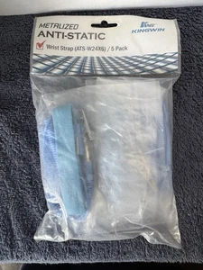 Kingwin Anti Static Wrist Strap (5pcack) -  ATS-W24X5 Blue - Picture 1 of 4