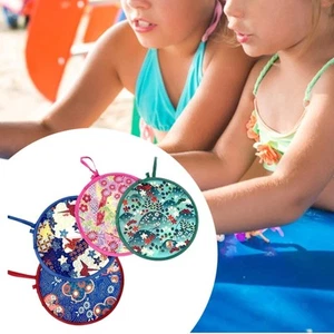 4Pcs Folding Hand Fan Round Handheld Fan for Boys Girls Children Performance - Picture 1 of 5