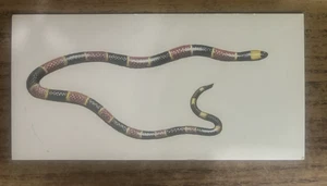 Vintage - 1962 - Gelles Widmer - Reptile CARD -45. Eastern Coral Snake - Picture 1 of 2