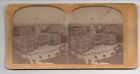 1860S Stereoview Photo Showing City Hall New York With Manuscript Title