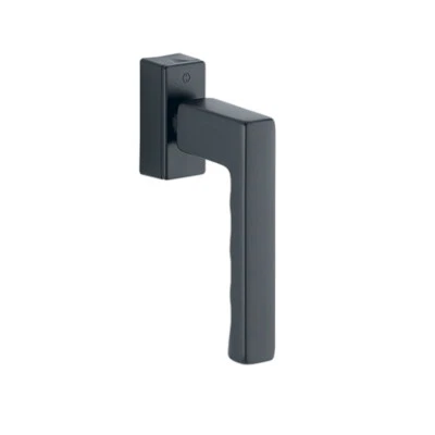 Hoppe Fenstergriff Toulon 7/32-42 Aluminium schwarz SecuForte 0737/UD9024 Griff