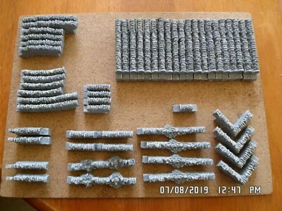 Model Railway scenery OO Gauge Cotswold Stone Walling - Grey 50 piece