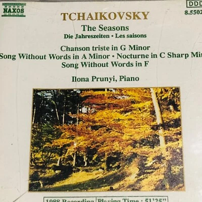 Pyotr Ilyich Tchaikovsky The Seasons Chanson Triste In G Minor CD - image 1 of 4
