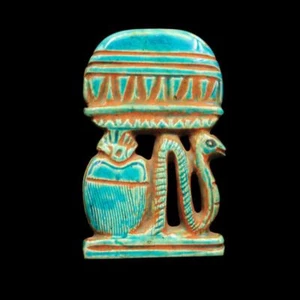 UNIQUE Antique Faience/Stone Amulet of Ancient Egyptian....ONE OF A KIND - Picture 1 of 4
