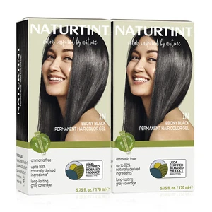 Naturtint Permanent Hair Color - 1N Ebony Black 5.07 Fl Oz (Pack of 2) - Picture 1 of 6