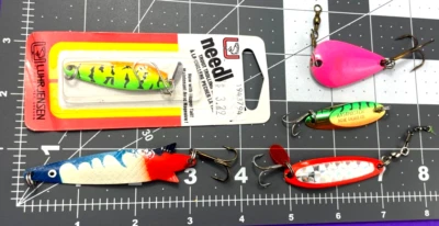Лот * Luhr Jensen Krocodile #3 - Needle fish and Acme Tackle Co. - Лот из 5 приманок. jq - Изображение 1 из 4