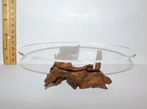 Mesa de centro ovalada de madera a la deriva escala 1:12 para casa de muñecas miniaturas mod ¡nueva! - Imagen 1 de 11