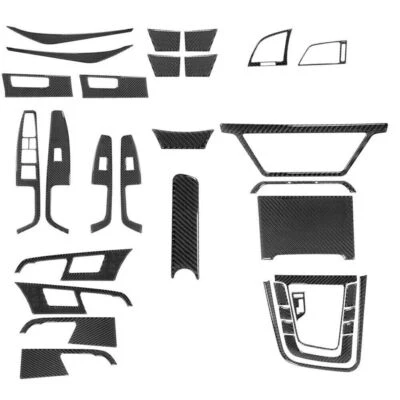 For Hyundai Elantra 2016-2018 Carbon Fiber Car Interior Full Sets Cover Trim Kit Foto 1 de 4