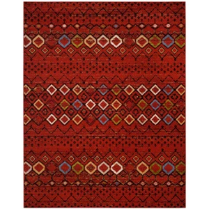 SAFAVIEH Amsterdam AMS108D Terracotta / Multi Rug - Picture 1 of 42