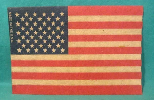 2 Sided-Small (6 1/4" x 4 1/4") 50 Star-United States Flag-Linen-Like Material - Picture 1 of 2