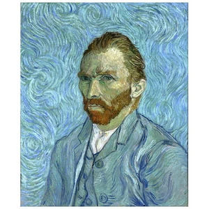 Van Gogh, IMÁN NEVERA autorretrato, 1889 reproducción de bellas artes mini regalo - Imagen 1 de 7