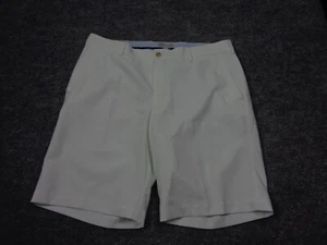 Pantalones Cortos Peter Millar Hombre 33 Blanco Corona Deporte Salem Rendimiento Elastizados Golf - Imagen 1 de 11