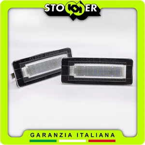 PLACCHETTA 2X LUCE LED TARGA SMART FORTWO 450/451 COPPIA 18 LED NO ERRORE CANBUS - Foto 1 di 13