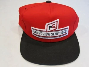 FS Grandview Service Company Red Baseball Trucker Hat Adjustable~ 9071 - Picture 1 of 6