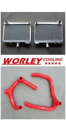 NJ-Aluminum Radiator for HONDA Goldwing GL1500 1988-2000 89 90 91 92 & RED HOSE - Изображение 1 из 4