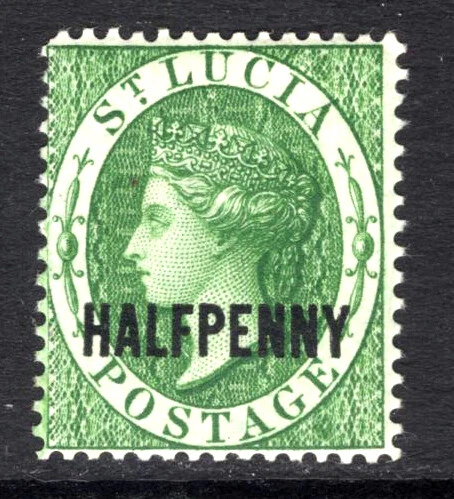 M21188 Santa Lucía 1881 SG23 - 1/2d verde. Foto 1 de 1