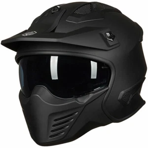 ILM Seller Refurbish Open Face 3/4 Motorcycle Half Helmet Moped ATV Scooter DOT - Picture 1 of 63
