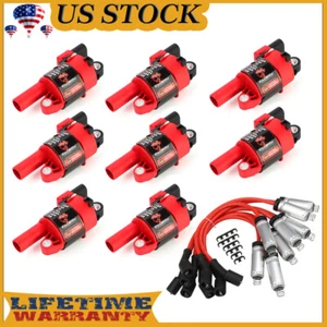 8 Ignition Coil W/ Wires For Chevy Silverado 1500 Tahoe GMC Sierra 07-2016 UF414 - Picture 1 of 13