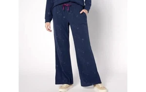Pantalón AnyBody Lounge Star polar pierna recta A626289 azul marino profundo talla grande - Imagen 1 de 6
