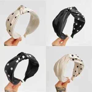 Headband Hair Accessories Hair Tie Headdress Knotted Wide-Brim Fashion - Picture 1 of 17