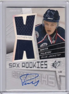 2008-09 SPx Rookies Jersey Autograph #159 Nikita Filatov RC 58/999    *S5716 - Picture 1 of 1