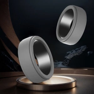 Silicone Elastic Ring Cover Shockproof Ring Protector for Oura Ring Gen 3(Grey) - Imagen 1 de 7
