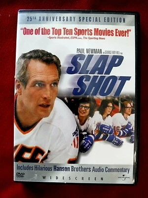 Vtg 1977 SPORTS Comedy DVD "SLAP SHOT" an NHL HOCKEY Movie starring Paul Newman - Image 1 of 2